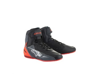 Faster 3 Motorradschuhe (Schwarz/Grau/Flourot)
