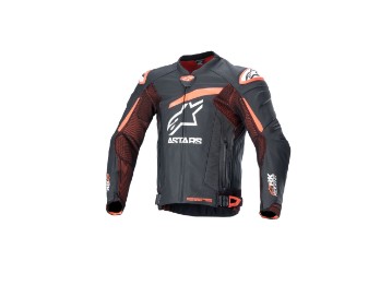 GP Plus R V4 Rideknit Kombijacke perf. (Schwarz/Rot/Weiß)