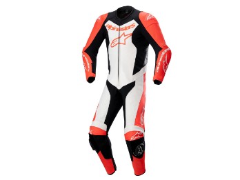 GP Force Lurv perf. 1tlg. Lederkombi (Rot/Weiß/Schwarz)