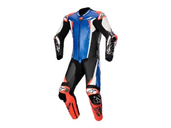 Racing Absolute V2 1tlg. Lederkombi Herren (blau/schwarz/weiß/rot)
