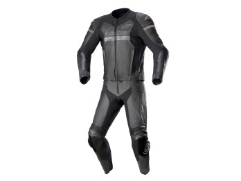 GP Force Chaser Lederkombi 2tlg. Herren (schwarz)
