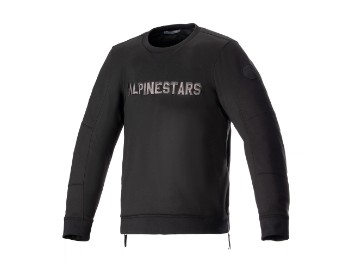 Legit Crew Fleece Pullover mit Protektoren Herren (schwarz)