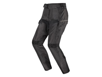 Travel Motorradhose Langgröße (Schwarz/Dunkelgrau)