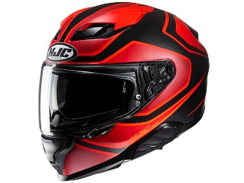 F71 Idle MC1SF Integralhelm(Schwarz/Rot)