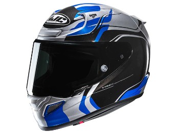 RPHA 12 Lawin Integralhelm (Schwarz/Blau/Silber)
