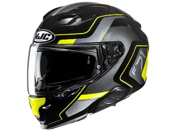 F71 ARCAN MC3H Integralhelm (Schwarz/Neongelb/Grau)