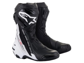 Supertech R Vented Motorradstiefel Herren (schwarz/weiß)