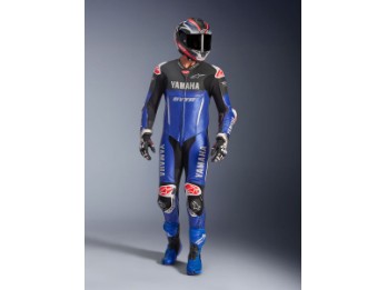 Yamaha GP-R7 Motorradlederkombi 1tlg. (Blau/Schwarz/Weiß/Rot)