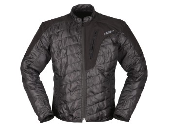 Midlayer Motorrad Steppjacke Damen (Schwarz)