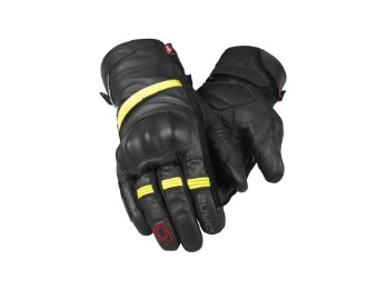 Kjeld Gore-Tex Motorrad Handschuhe Herren (schwarz/gelb)