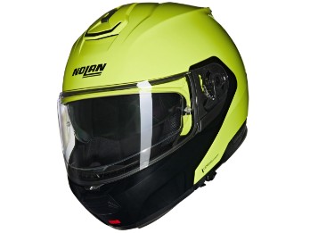 N100-6 N-Com Mivedi 329 Motorradhelm (Grün/Schwarz)