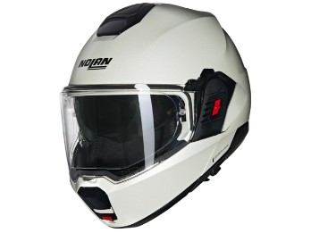 N120-1 N-Com Classico Nobile 320 Motorradhelm (Perlweiß)
