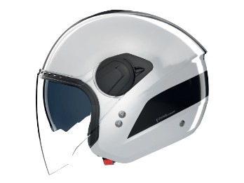 N20-2 Visor Dolce Vita Motorradhelm (Weiß/Schwarz)