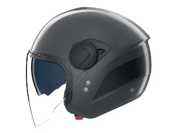 N20-2 Visor Dolce Vita Motorradhelm (Grau/Schwarz)