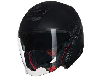 N40-5 N-Com Classico 302 Motorradhelm (Schwarzmatt)