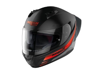 N60-6 Sport Outset Integralhelm (Schwarzmatt/Rot)