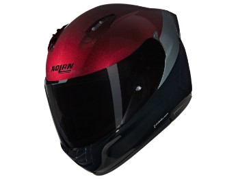 N60-6 Verniciatura Speciale 343 Motorradhelm (Schwarz/Rot/Grau)