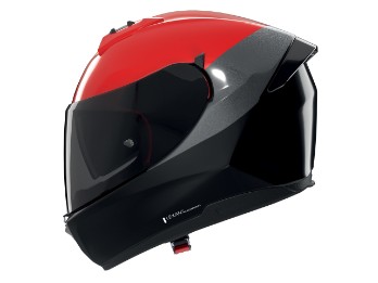N60-6 Verniciatura Speciale Motorradhelm (Schwarz/Rot/Anthrazit)