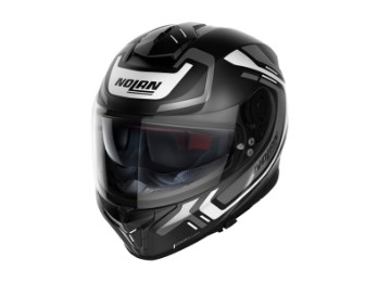 N80-8 Ally N-COM Integralhelm (schwarzmatt/weiss)