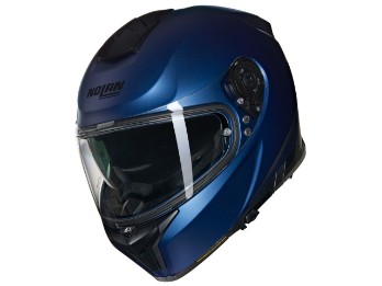 N80-8 N-Com Classico Nobile 313 Motorradhelm (Blaumatt)