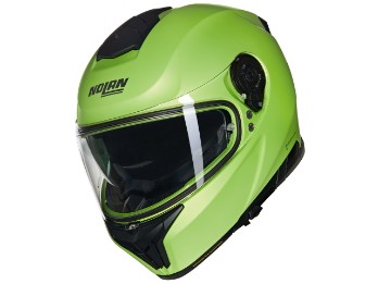 N80-8 N-Com Mivedi 329 Motorradhelm (Grün/Schwarz)