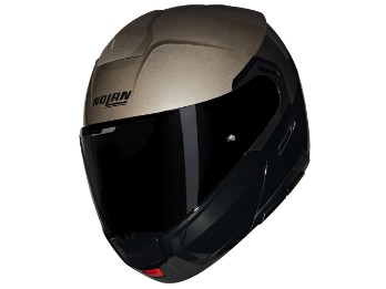 N90-3 N-Com Verniciatura Speciale 342 Motorradhelm (Beige/Schwarz)