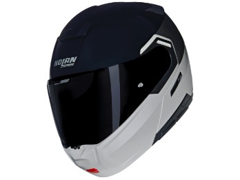 N90-3 N-Com Verniciatura Speciale 343 Motorradhelm (Schwarz/Perlweiß)