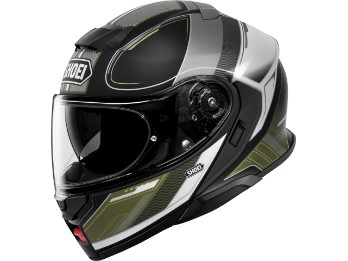 Neotec3 Sharpen Motorradhelm (Graumatt/Khaki/Schwarz)