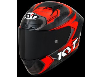 NZ-Race Competition Integralhelm (Carbon/Rot)