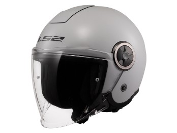 OF620 Classy Solid Motorradhelm (Grau)