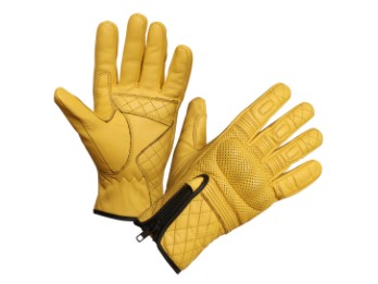 Parkar Motorradhandschuhe Herren (gelb)