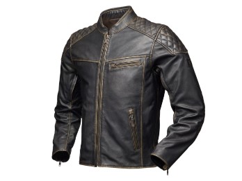 Phinix Motorrad Lederjacke (Braun)