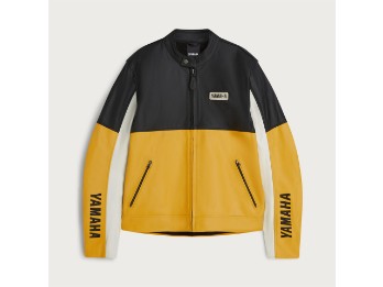 Faster Sons Sport Heritage Motorradjacke (Gelb/Schwarz/Weiß)