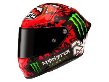 RPHA 1 Quartararo Replica II Motorradhelm (Rot/Schwarz/Weiß)