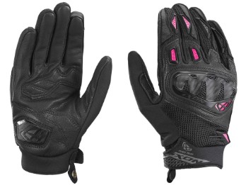 Ixon Rise Air 2 Motorradhandschuhe Damen (schwarz / pink)