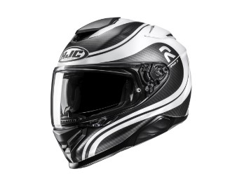 RPHA 71 Cleta MC10SF Motorradhelm (Schwarzmatt/Weiß)