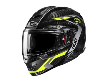 RPHA 91 Carbon Lagos MC3H Klapphelm (Schwarz/Fluogelb/Grau)