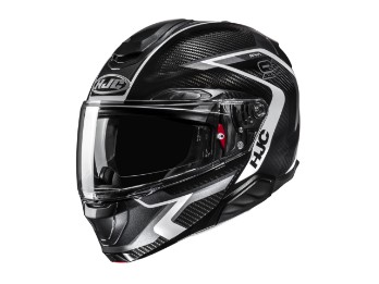 RPHA 91 Carbon Lagos MC5 Motorradhelm (Schwarz/Grau)