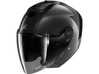 RS Jet Skin Jethelm mit Visier (Carbon/Schwarz)