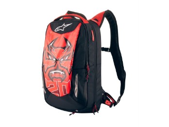 Alpinestar City Hunter FQ20 Rucksack ( Schwarz-Leuchtrot-Weiß )