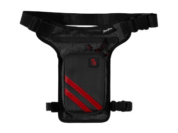 Gordon Beintasche unisex (schwarz/rot)