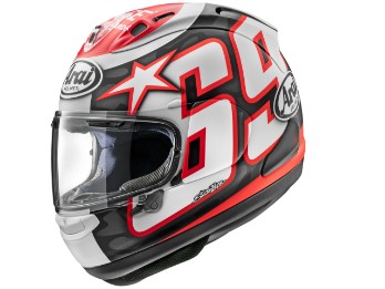 RX-7V EVO Hayden Reset Replica Integralhelm (schwarz/weiß/rot)