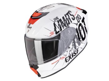 EXO-JNR Air Boum Kinderhelm (Weiß/Schwarz)