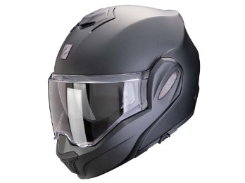 EXO-TECH PRO Solid Klapphelm (Schwarzmatt)