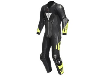 Misano 3 D-Air Lederkombi 1tlg. perforiert (Schwarz/Antrhazit/Gelb)