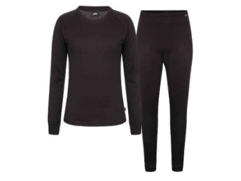 Markerina Set Langarmhemd + Hose Funktionsunterwäsche 2tlg. (Schwarz)