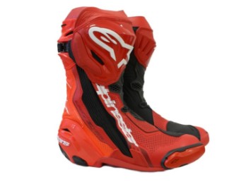 Supertech R Vented Motorradstiefel Herren (Rot/Weiß)