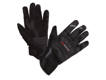 Sonora Motorradhandschuhe Langgröße (Schwarz/Rot)