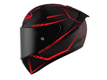 SR-GP Helm Carbon Supersonic 2023 (schwarzmatt/rot)