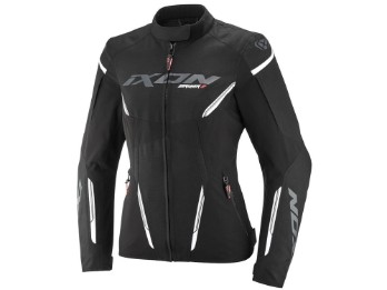 Ixon Striker 2 Motorradjacke Damen (schwarz / weiß)